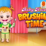 Baby Hazel Brushing Time