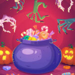 Cute Halloween Monsters Memory