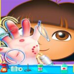 Dora Hand Doctor Fun Games for Girls Online