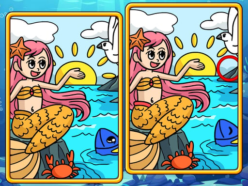 mermaids-spot-the-differences