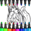 Anime Fox Girl Cute Coloring Pages